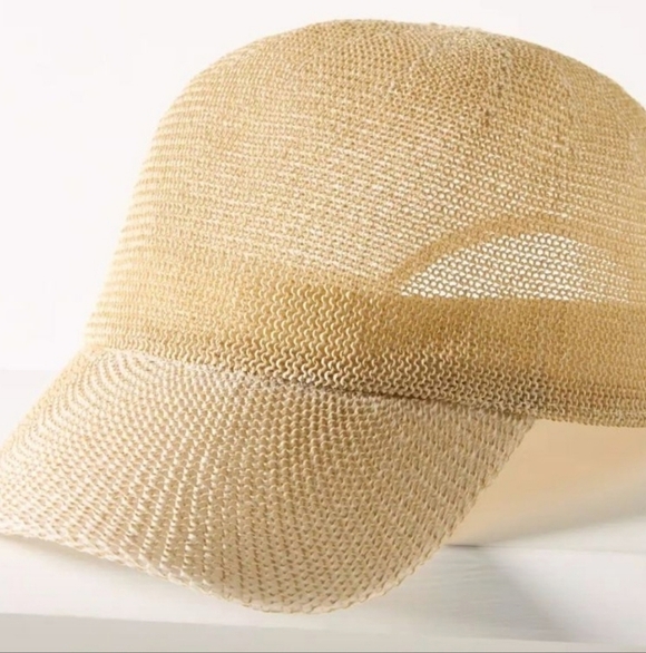 New Wyeth Paula Mesh Breathable Adjustable Packable UPF 50+ Camel Hat O/S NWT main image 7